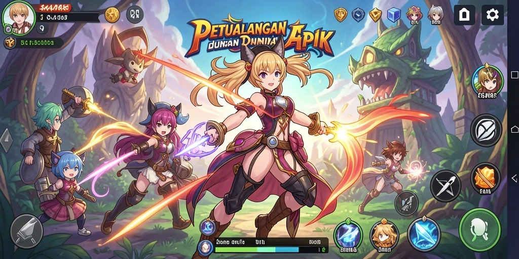 Tampilan gameplay <strong>3446</strong> yang menakjubkan dan penuh aksi.