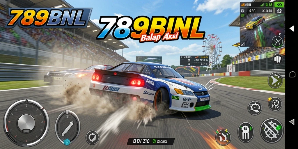 Tampilan menarik dari gameplay Racing 789BNL yang mendebarkan.