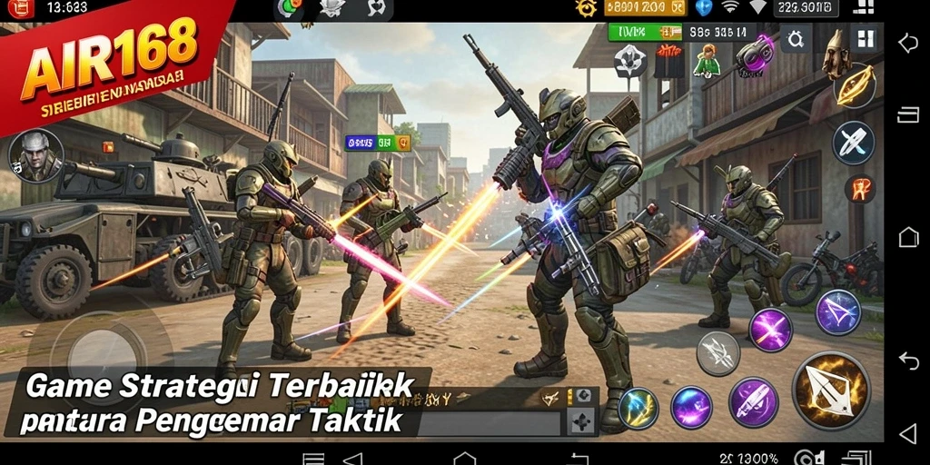 Tampilan gameplay <strong>AIR168</strong> yang mendebarkan dengan strategi yang dinamis.