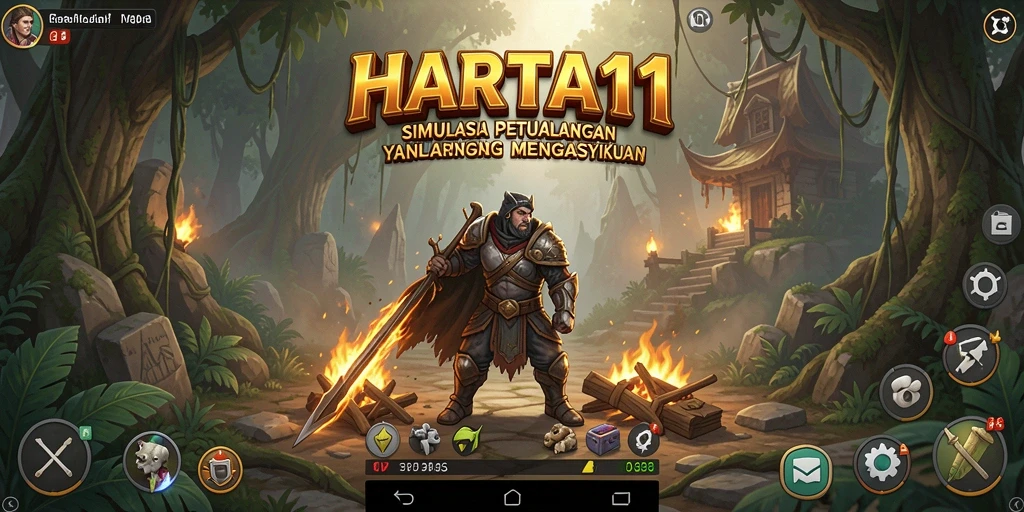 Gameplay menarik dari HARTA11 yang menampilkan dunia simulasi yang kaya.