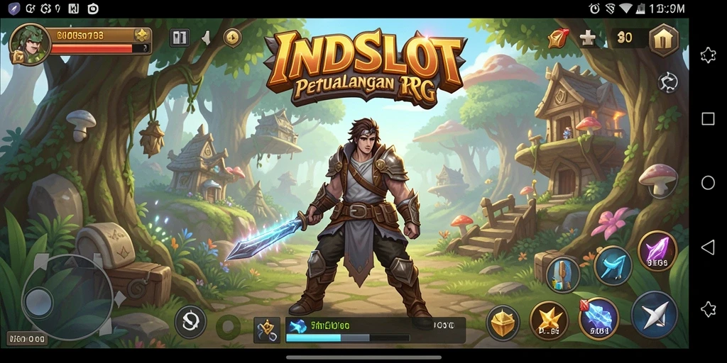 Tampilan gameplay yang seru dan memukau dalam INDSLOT.