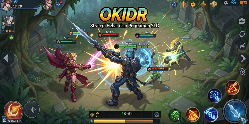 Tampilan gameplay menawan dari OKIDR yang penuh strategi.