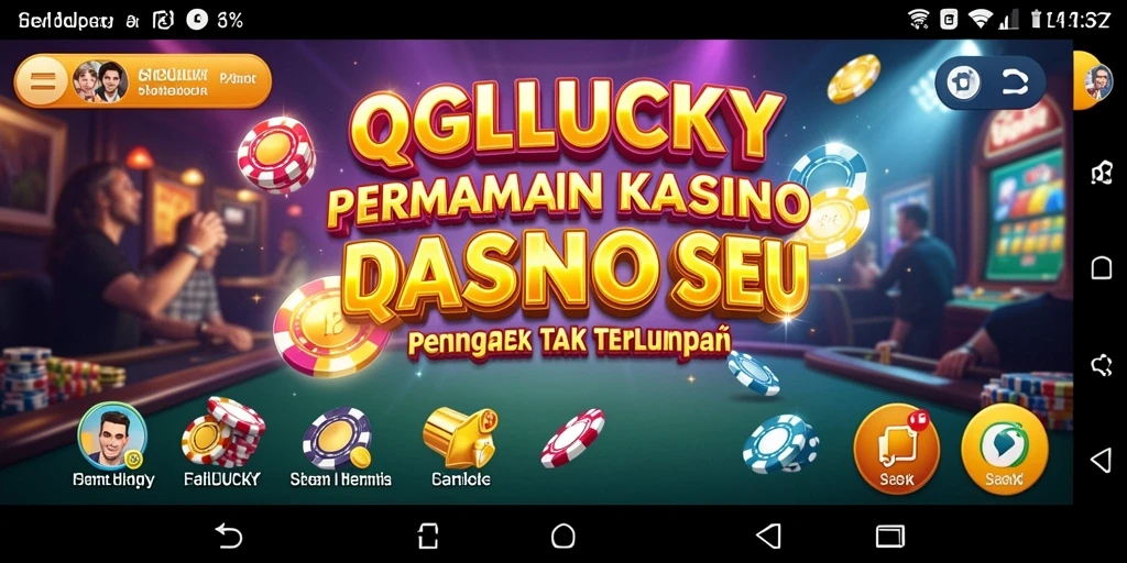 Tampilan menarik dan gameplay seru dari QGLUCKY.