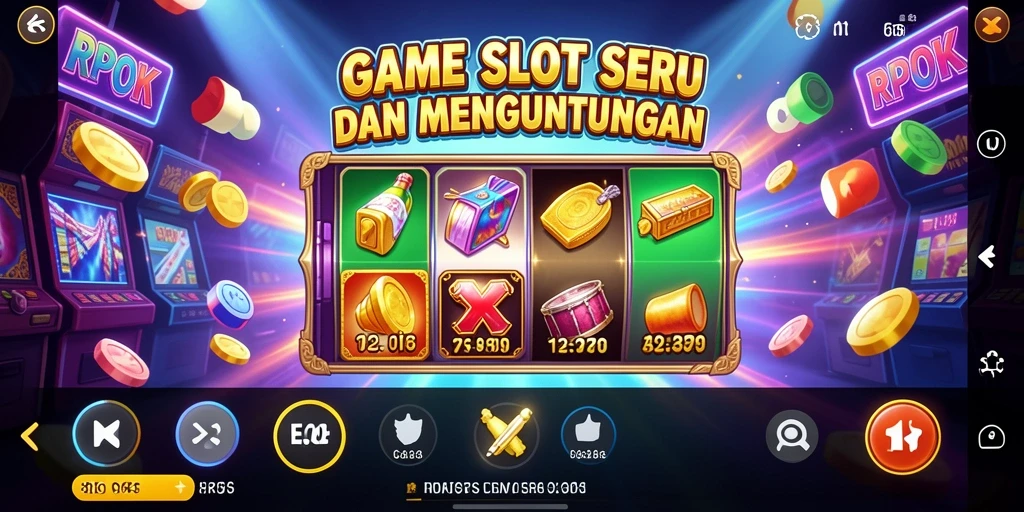 Tangkapan layar gameplay RPOK yang menampilkan keseruan permainan Slot.