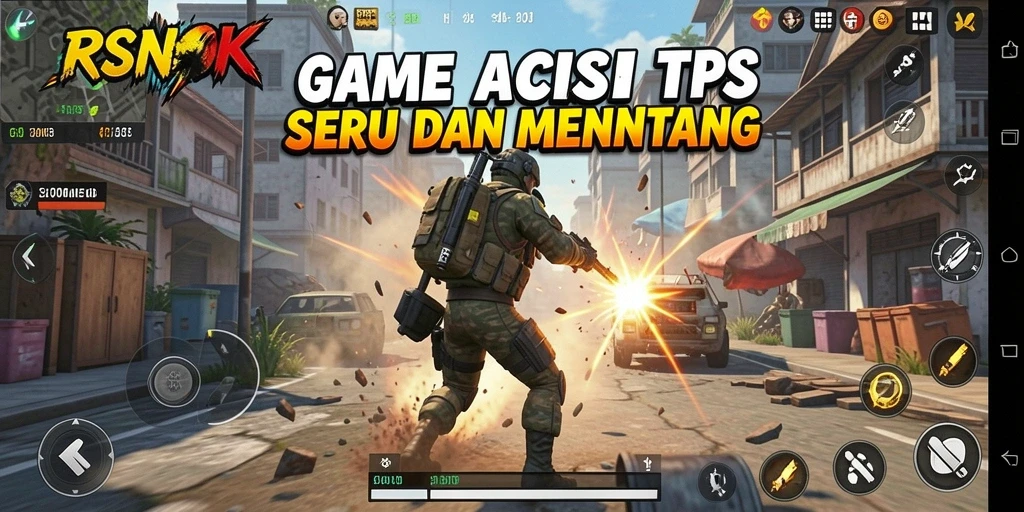 Tampilan gameplay RSNOK yang mendebarkan dan penuh aksi.
