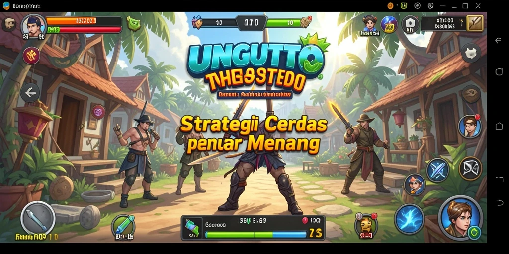 Tampilan gameplay UNGUTOTO yang menakjubkan dan strategis.