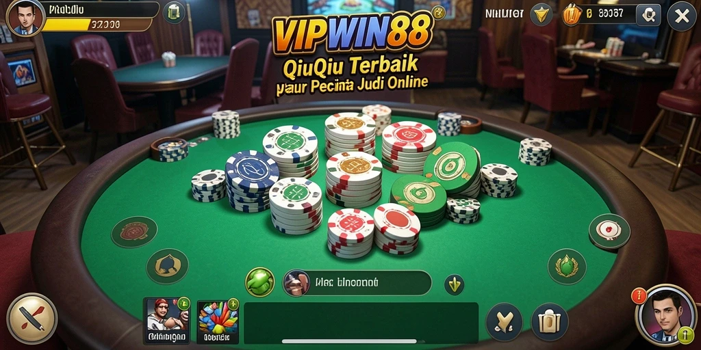 Tangkapan layar gameplay QiuQiu di VIPWIN88 yang mendebarkan.