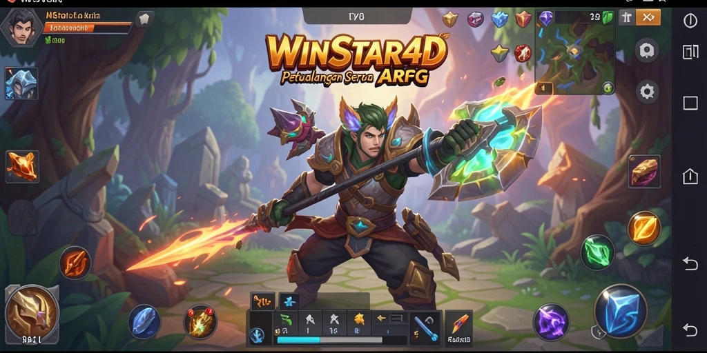 Gameplay seru WINSTAR4D dalam aksi ARPG yang menegangkan.