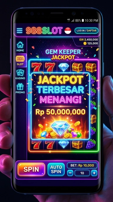 Tampilan antarmuka 988slot dengan navigasi yang sederhana.